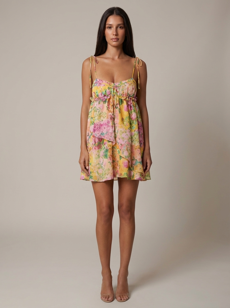 Vestido Mini Floral